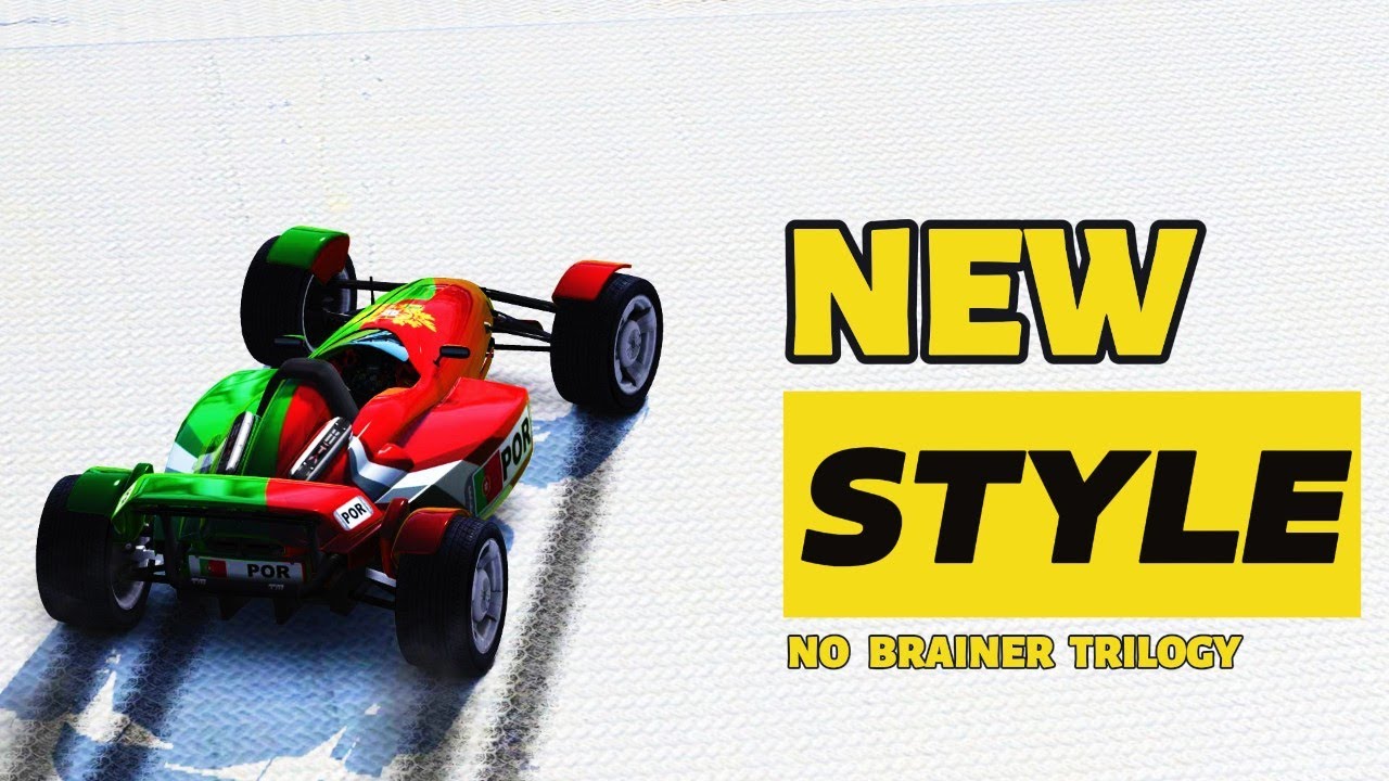 I built a different style of trackmania TMNF track | No brainer series