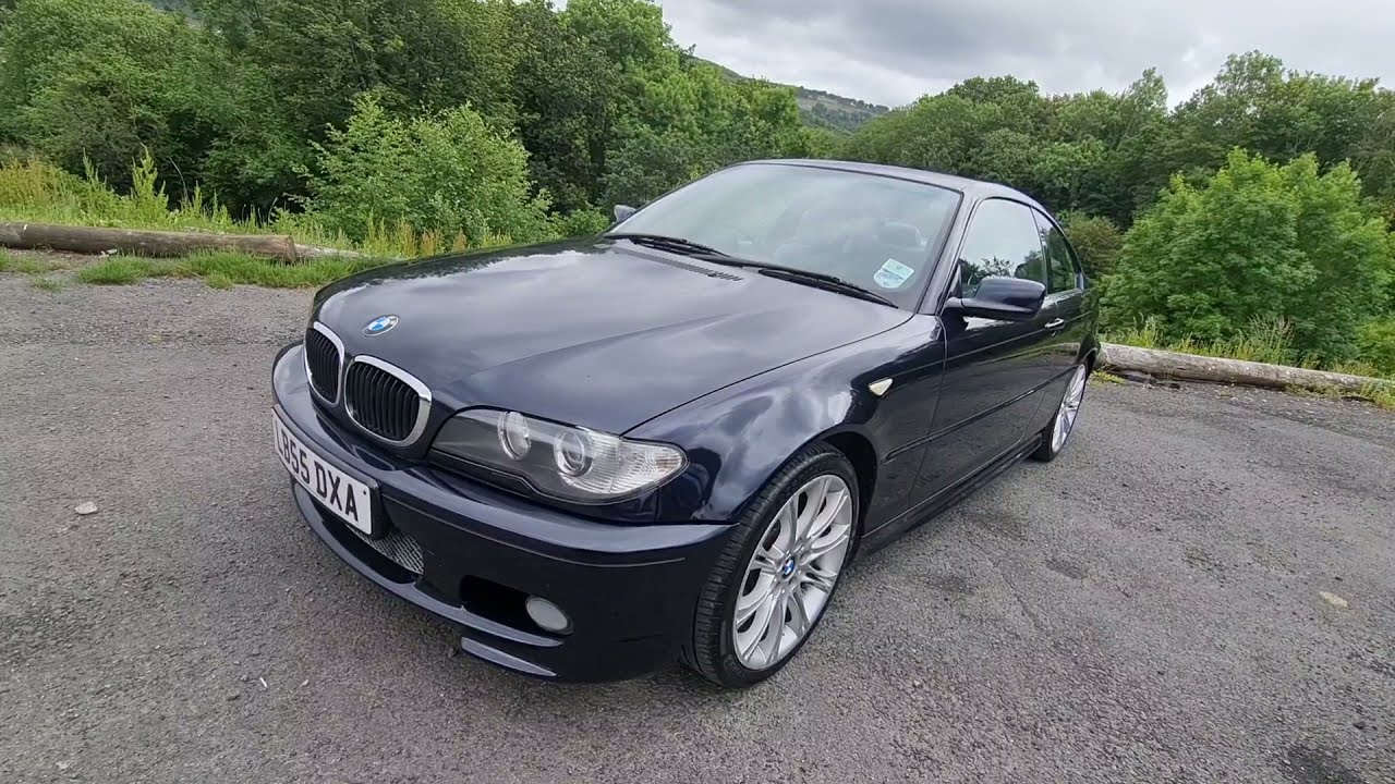 2005 BMW E46 M Sport Coupe.. 320cd with the 150bhp 320d engine and 6 speed gearbox review and test