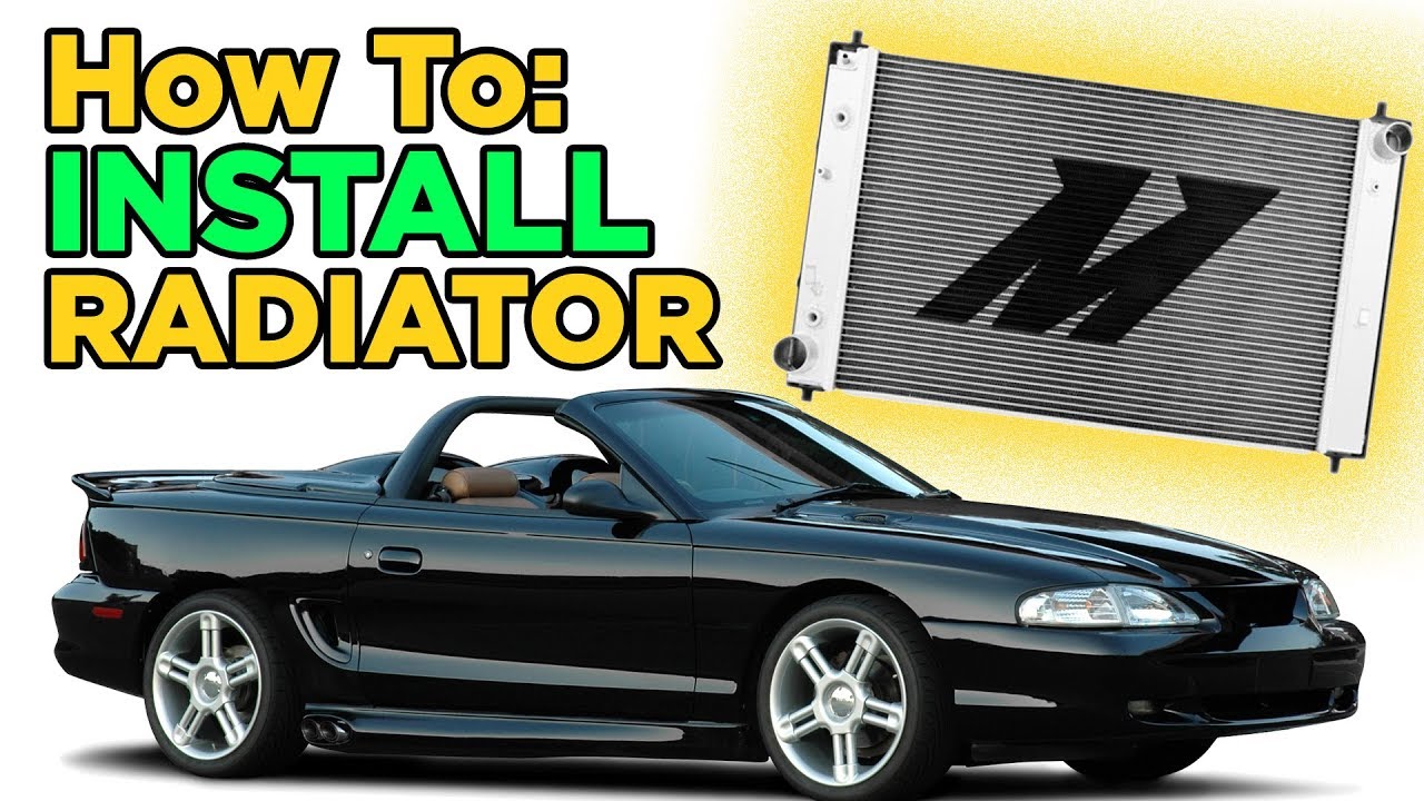 How to: Install Mishimoto Radiator: 1996-2004 Mustang GT 4.6, SN95 Ford