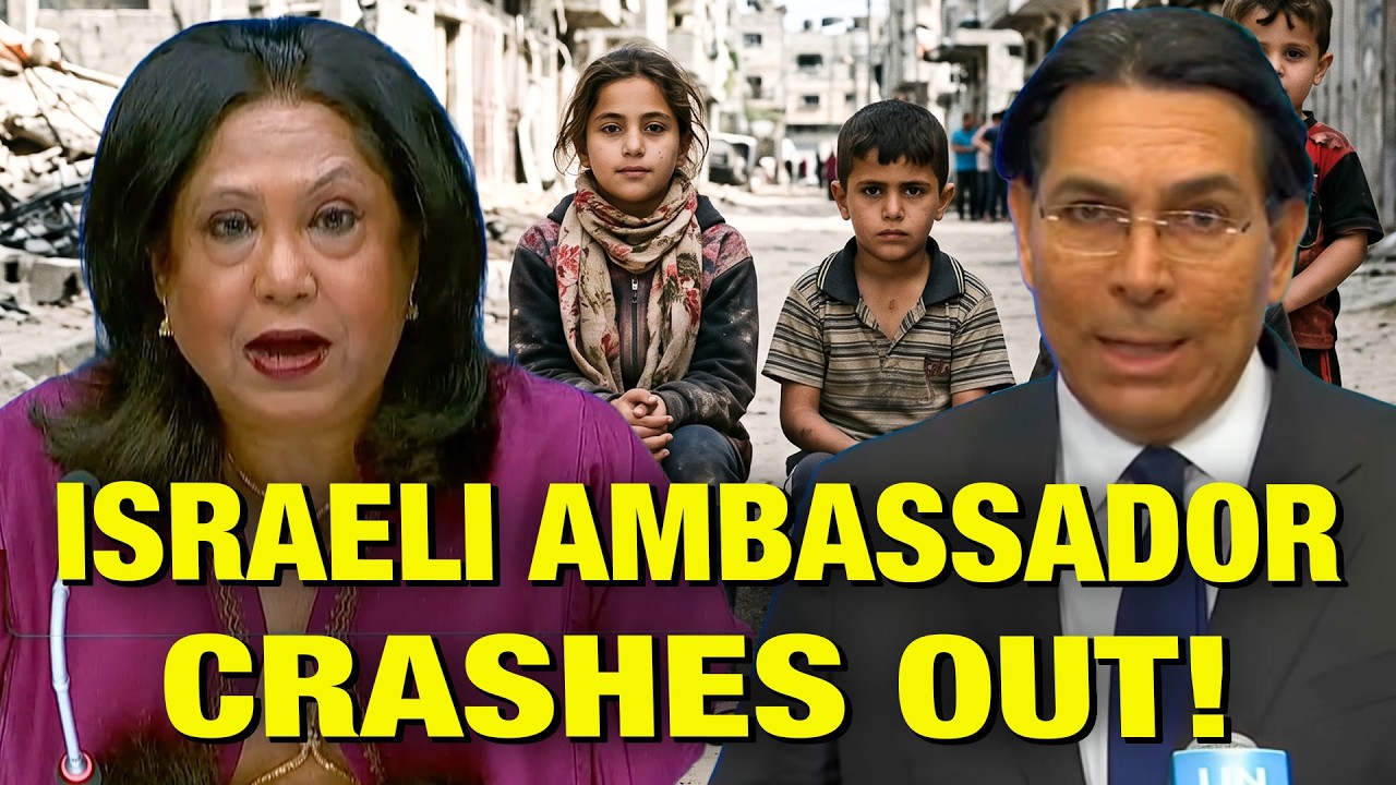 Watch Israeli Diplomat FLIP OUT Over UN Report Showing Israel INTENTIONALLY Massacred Children!