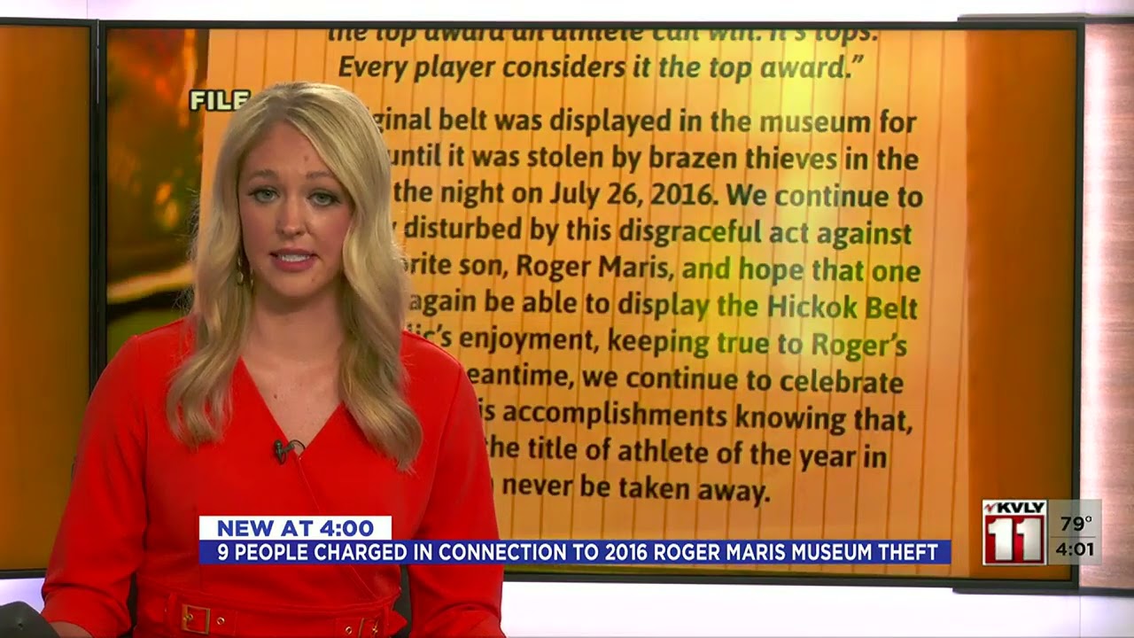 Nine people charged in connection to Roger Maris Museum Theft in 2016