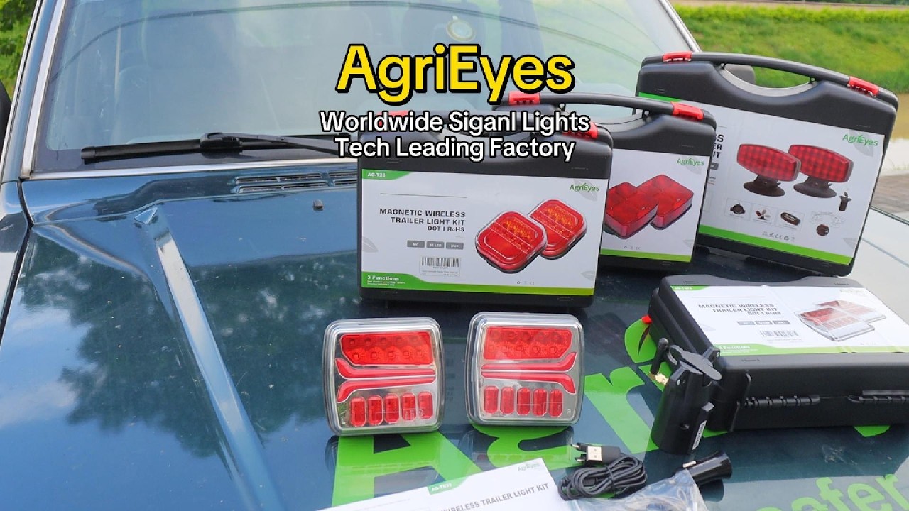 How easy install trailer lights? Magnetic Wireless Trailer Lights Kit, battery powered tail lights