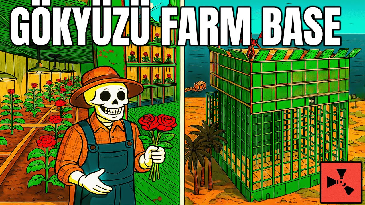 RUST'TA GÖKYÜZÜNE FARM BASE YAPTIK ! 2 MİLYON HURDA KASTIK !!