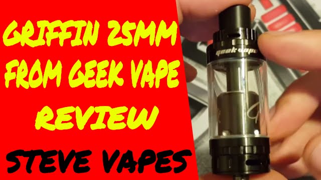 griffin 25mm review unboxing and build from geek vape