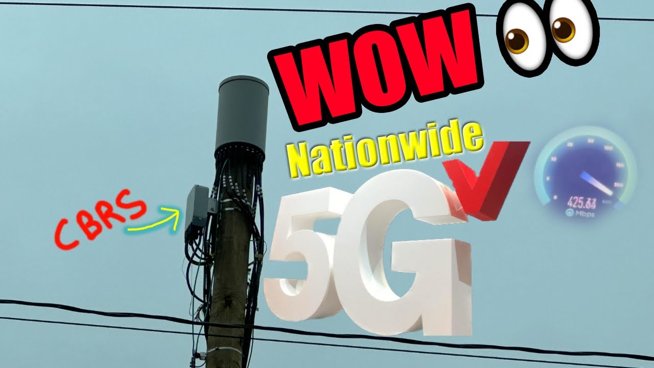 OMG New Verizon Low Band 5G on 🔥 on this Just Built Small Cell | T-mobile also fast!