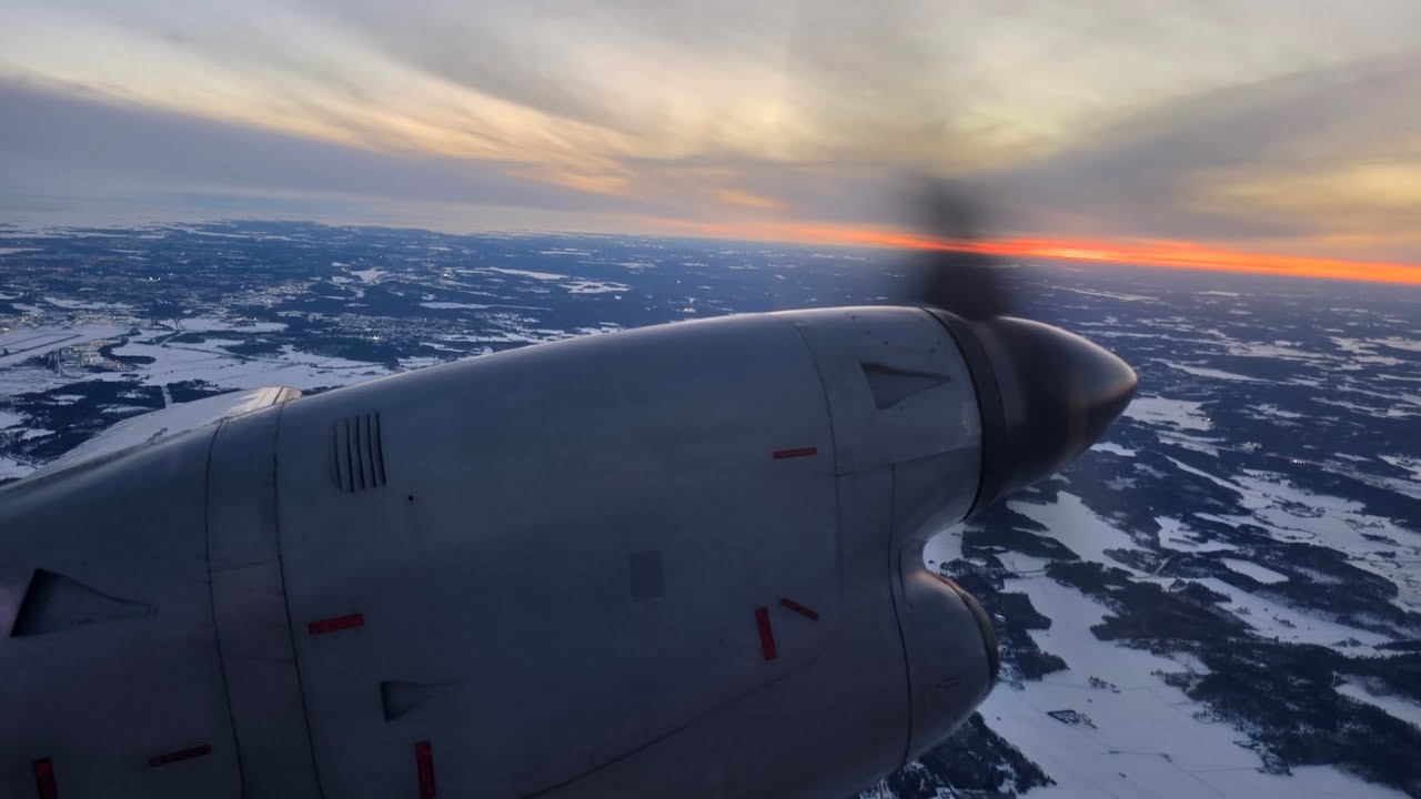 Aeroexpress Regional Embraer EMB-120 landing to Pori (POR/EFPO)