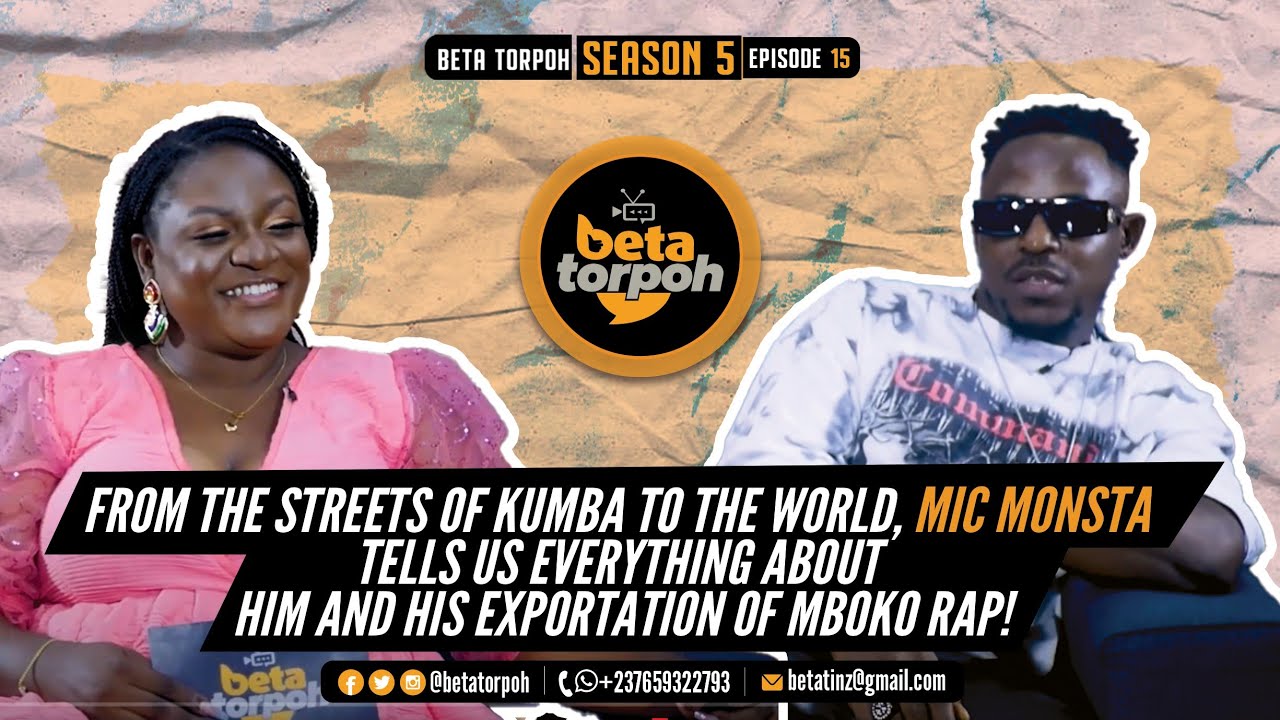 From the streets of Kumba to the world, Mic Monsta tells us all about his exportation of mboko rap!