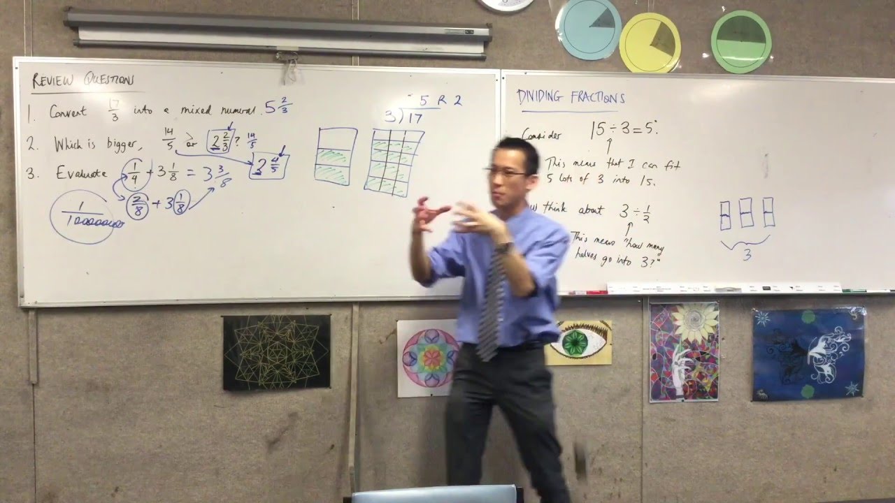 Dividing Fractions (2 of 2: Introduction to Division of Fractions with some introductory examples)