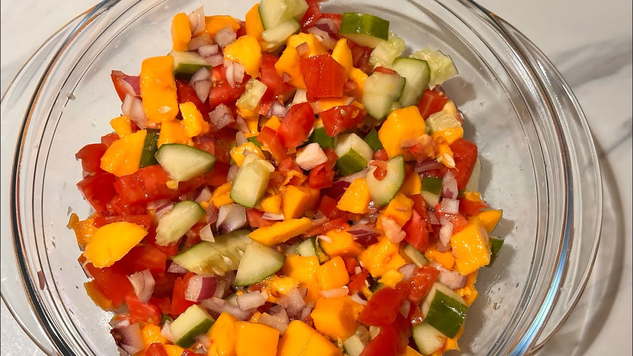 QUICK MANGO SALSA RECIPE/ HOME MADE