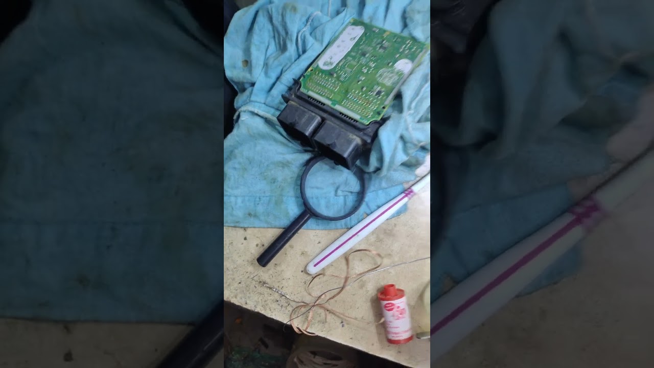 PA ECM REPAIR CHECK LIGHT AND NOT SCANNING PROBLEM#automobile