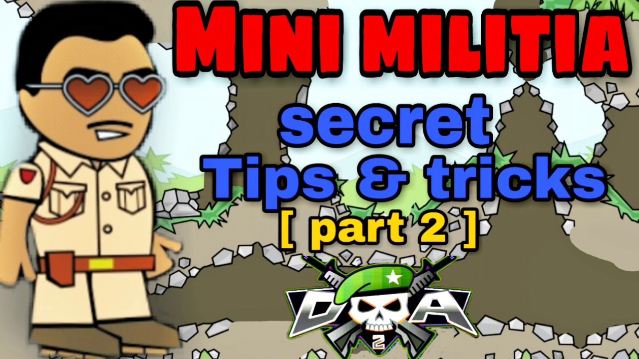 Doodle army 2 ( mini militia ) All tips & tricks to win [ PART 2 ]| by Aniket khipal
