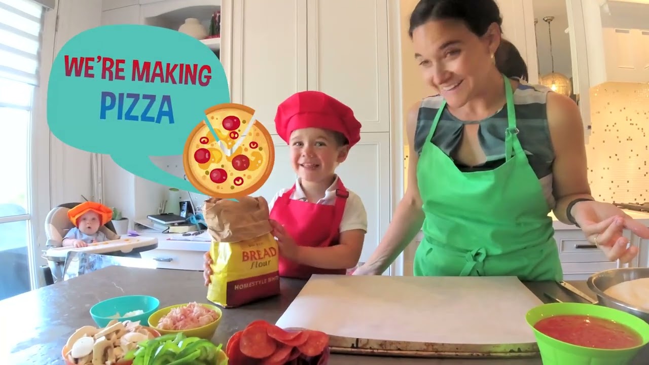 Easy to Make best Yummy Pizza with Sam and Louis | Pitza | Pizza Dough