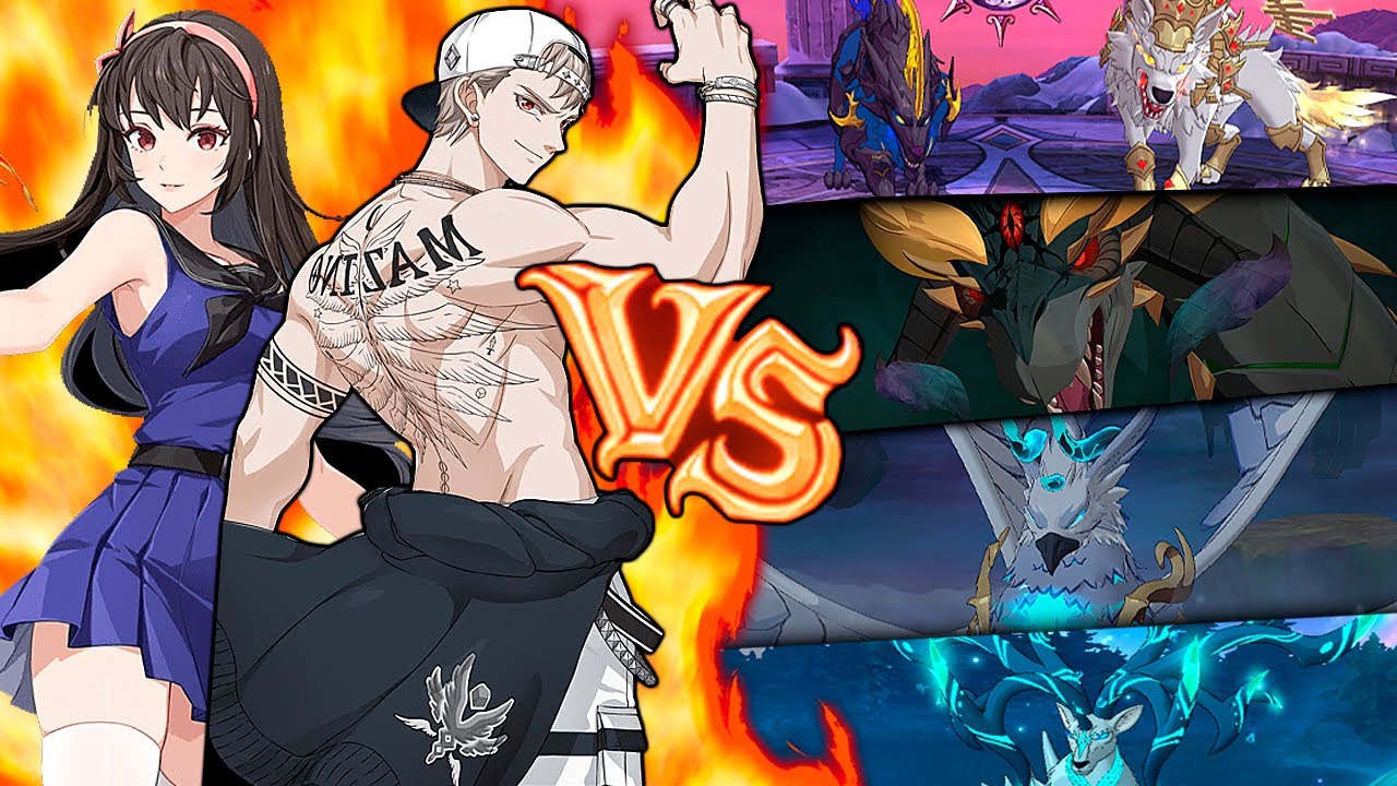 MAZINO E YEON VS BESTAS DEMONÍACAS!(HRAESVELGR, EIKTHYRNIR, SKOLL E NIDHOGGR! 7DSGC