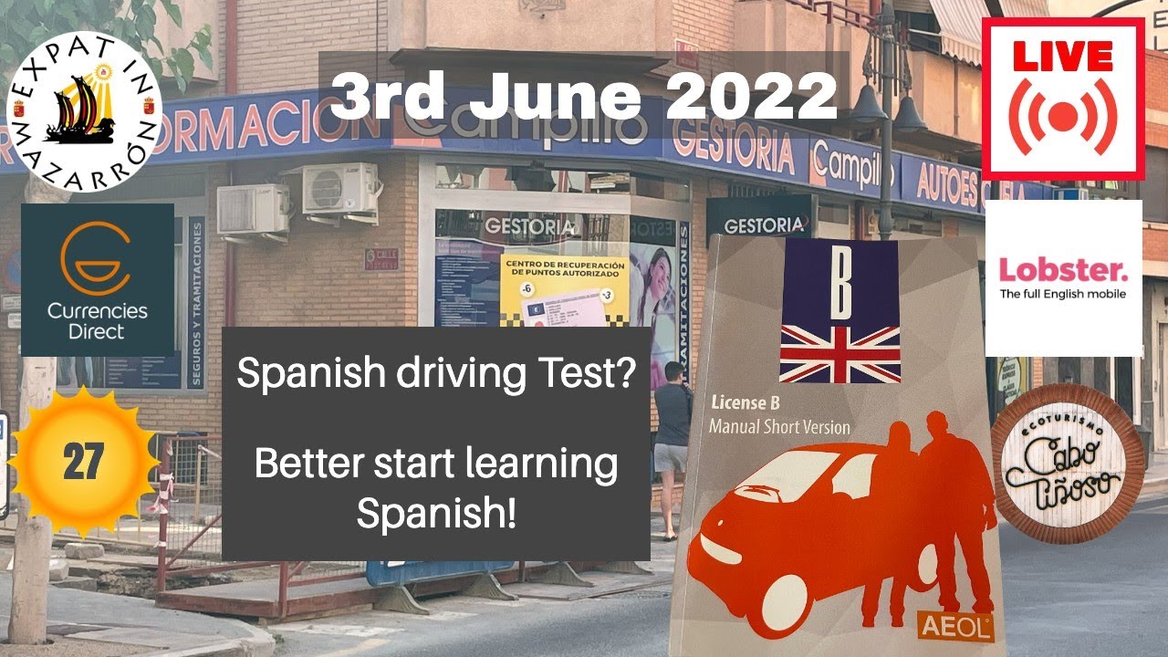 Spanish driving test? Better start learning Spanish if exchanging your UK driving licence