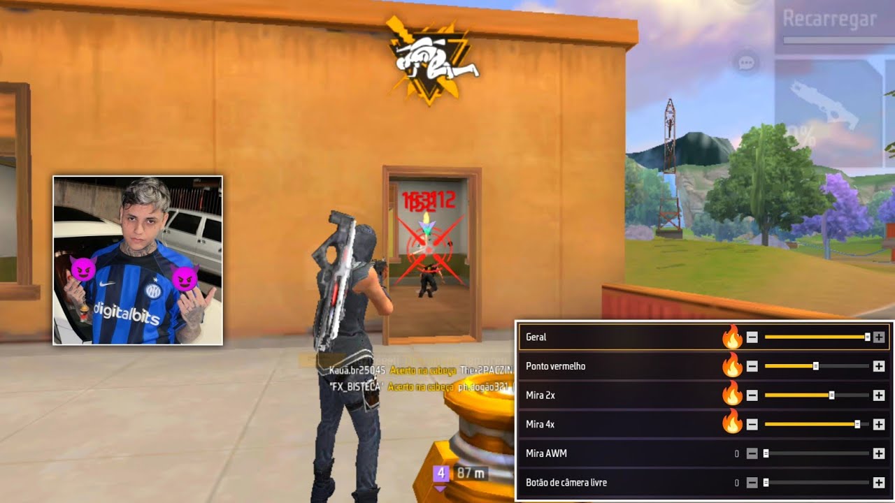 Testei a Sensibilidade Do ZULLU 771 e Quase Fui Banido No Freefire! MIRA PUXANDO (muito roubada)😱🔥