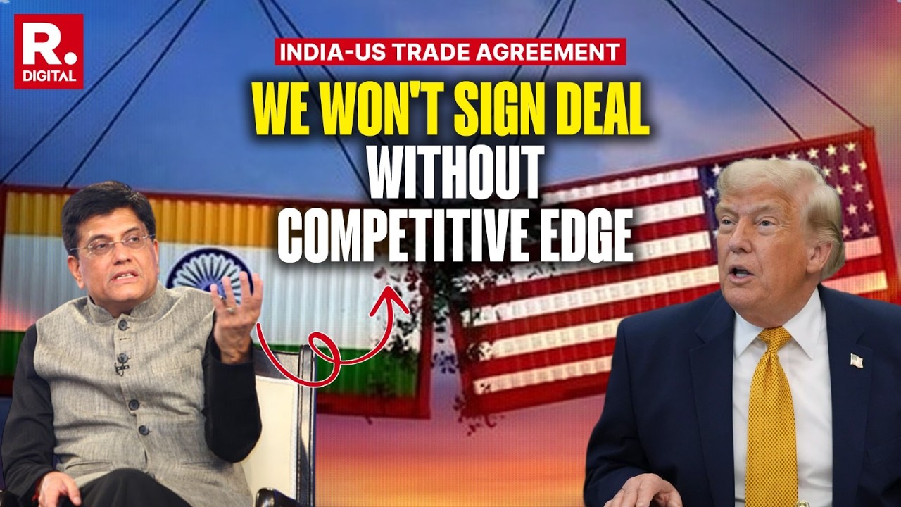 India-US FTA: Piyush Goyal Teaches How To Get The Perfect Deal, Upholds 'Competitive Advantage'