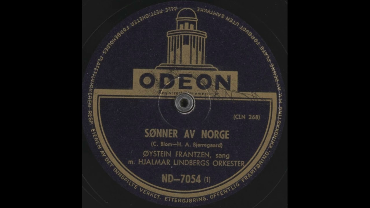 Sønner av Norge - Øystein Frantzen med Hjalmar Lindbergs orkester (1951)