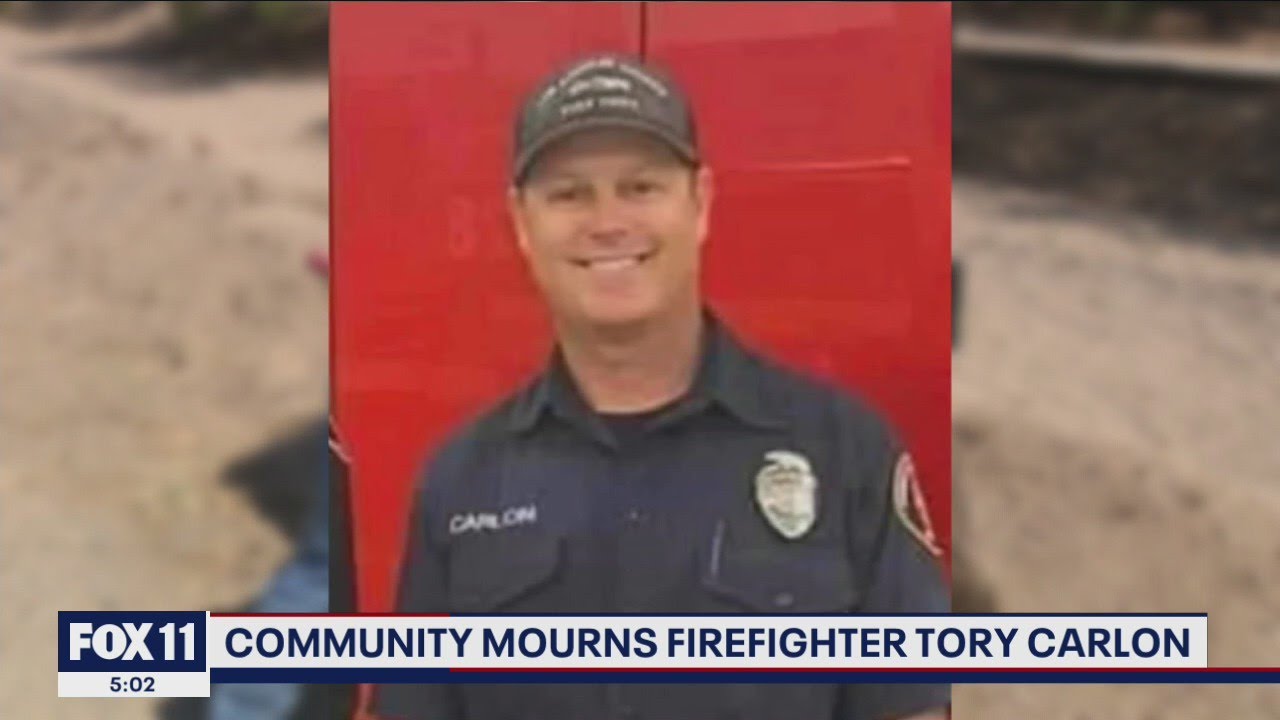 Community mourns the death of firefighter Tory Carlon