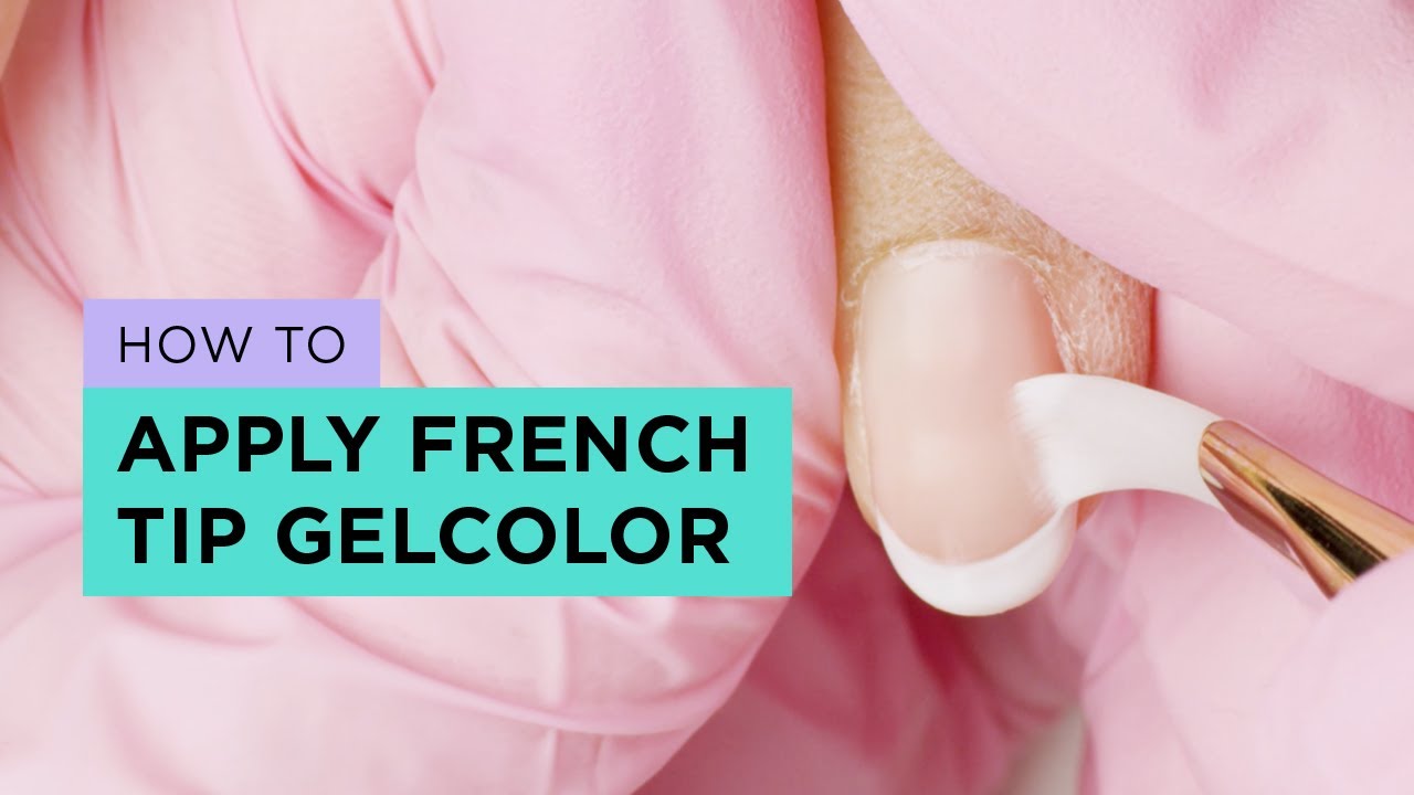 OPI Gel Polish French Manicure Tutorial