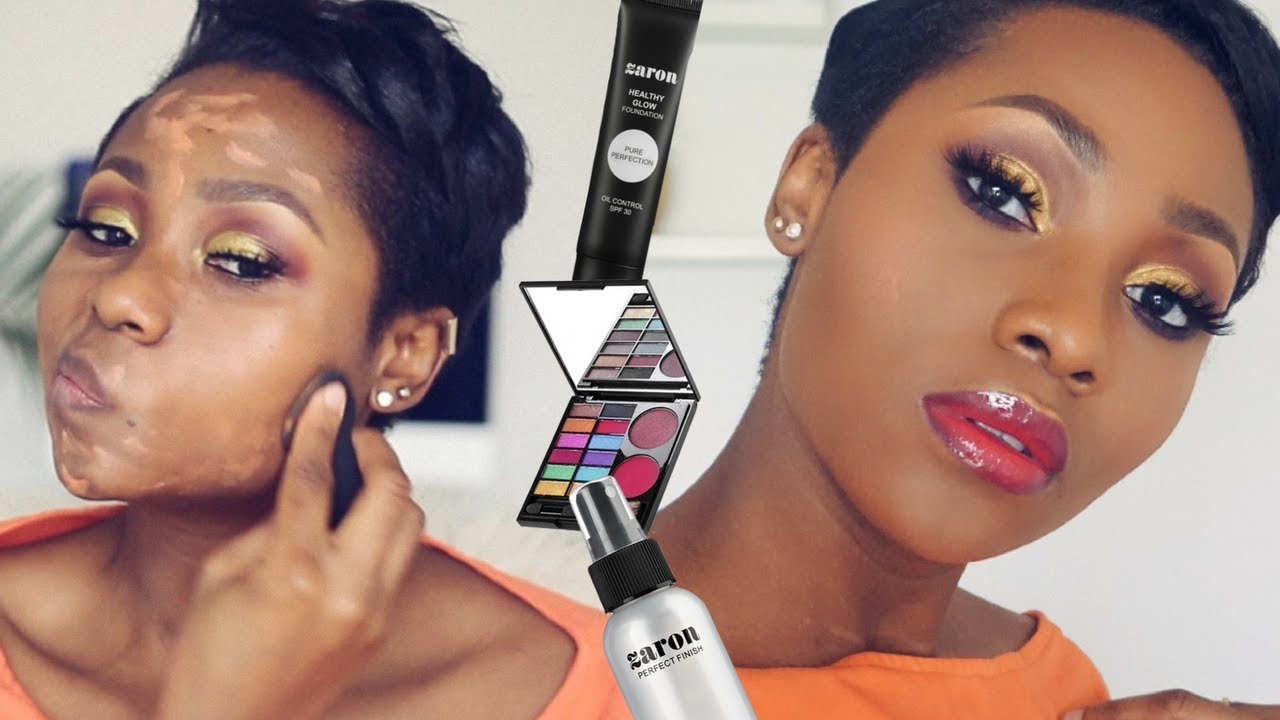 TRYING NEW MAKEUP FROM ZARON | FIRST IMPRESSIONS MAKEUP TUTORIAL | DIMMA UMEH