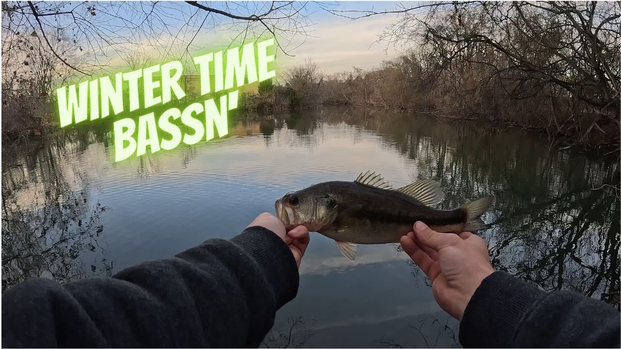 WINTER BASSN' WITH THE  BOIIS !!!!