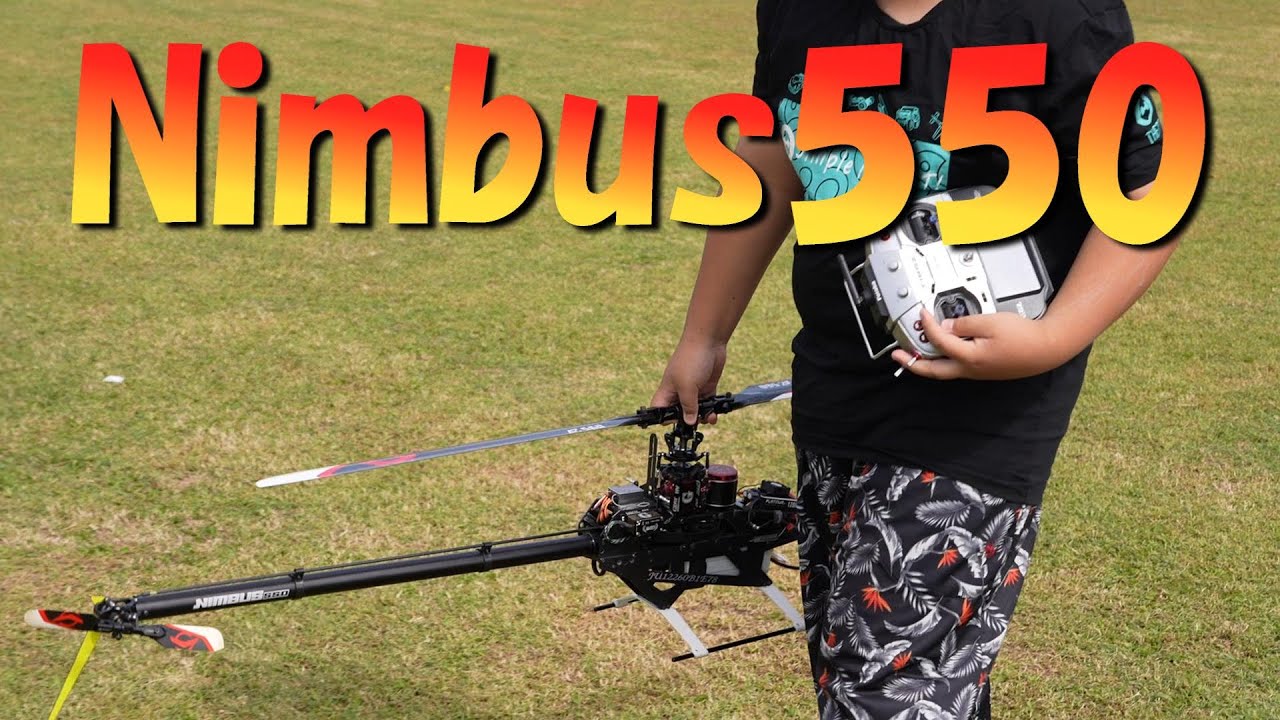 ラジコンヘリ　５５０サイズが3倍速でぶっ飛ぶ　XLPower　Nimbus550