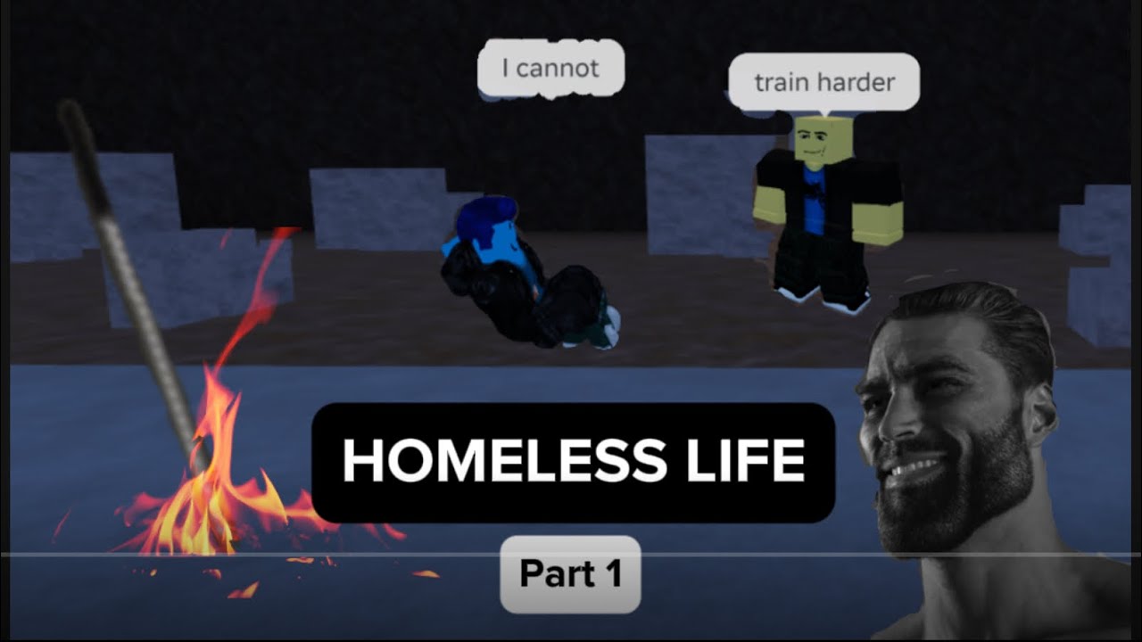 Roblox Homeless Life | FUNNY MOMENTS 😂: Part 1
