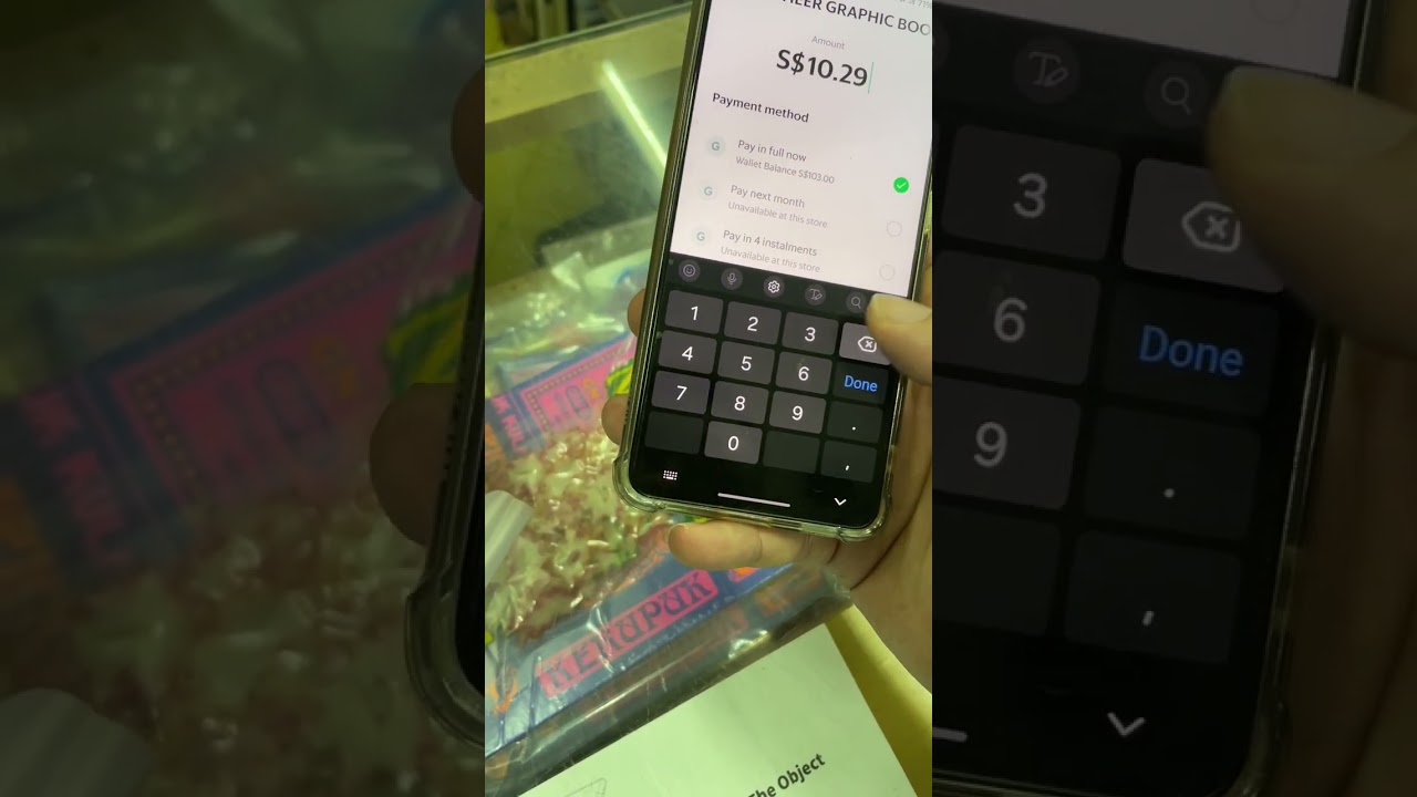 Digital Payment - Successful Pay via Grab Malaysia App at Singapore