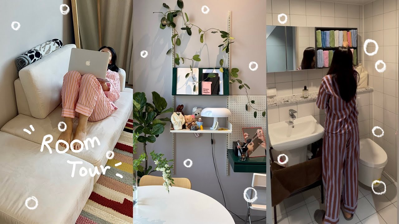 Room Tour🫧 서울 7평 원룸 복층 오피스텔 룸투어 자취방 인테리어 오늘의집 자취 브이로그 랜선집들이 집꾸미기 플랜테리어