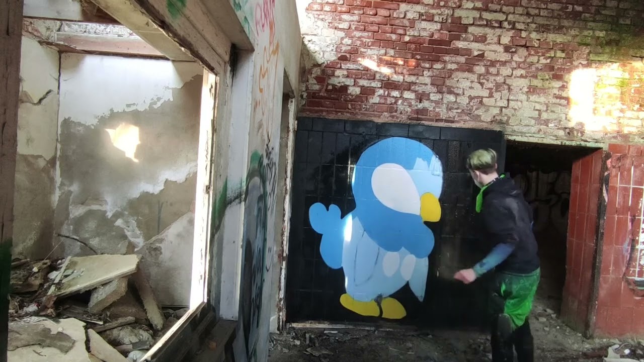 Plinfa // Straßen Kunst - im Lost Place  // Roll Anarchisch - März 2024