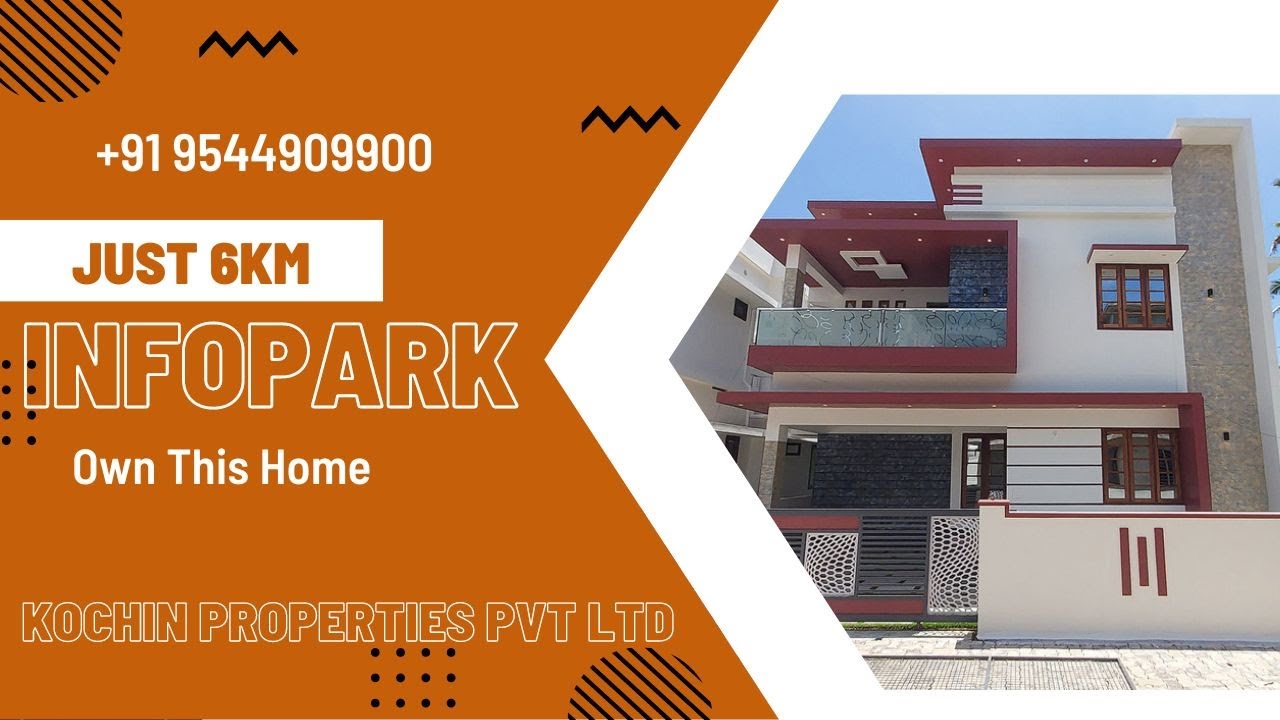 Brand New villa for sale in Ernakulam 1900 sqft 4 bhk Infopark 6 km INFOPARK Prop ID 8210