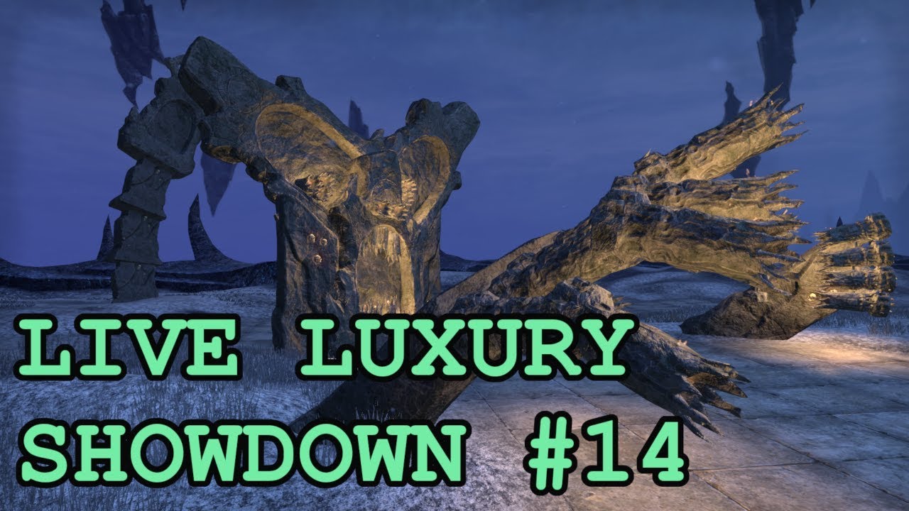 ESO | Live Luxury Showdown #14! Quick-Build ESO Decorating Contest with Necromancer Spires!