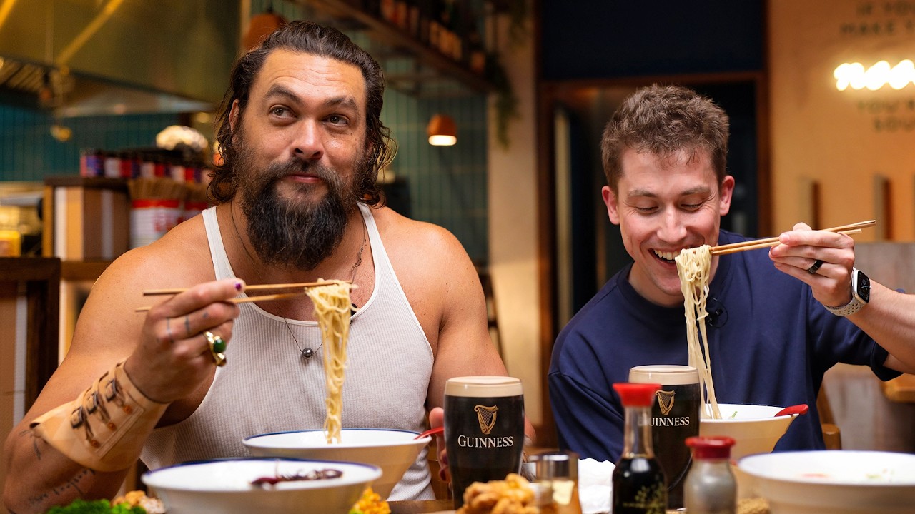 We ate Japanese Comfort Food with Jason Momoa!