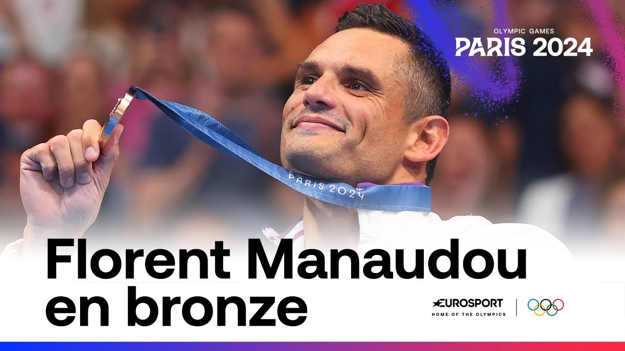 JO PARIS 2024 - &Eacute;ternel Manaudou ! Le Fran&ccedil;ais d&eacute;croche le bronze sur 50m nage libre, sa 4e m&eacute;daille