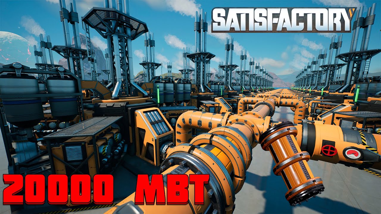 ⚡20.000МВт Имбовый Рецепт для 133 Топливных Генераторов 🏭Satisfactory