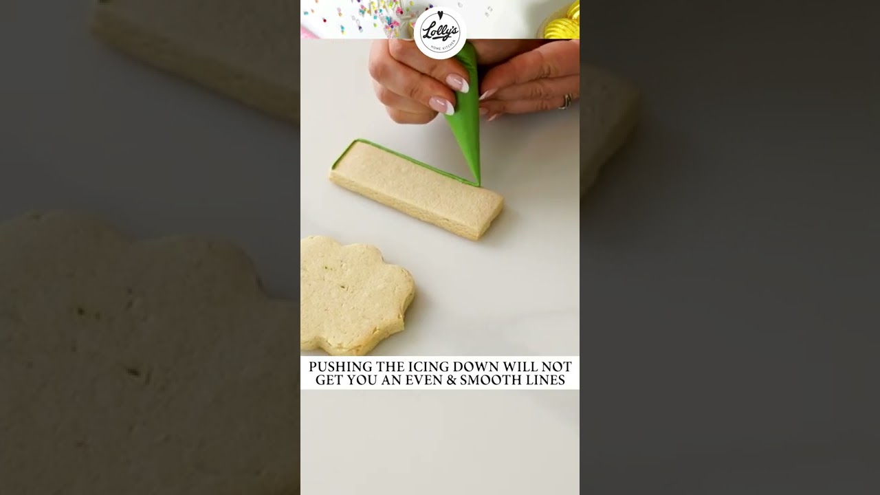 Avoid this mistake ❌ when decorating sugar cookies 🍪