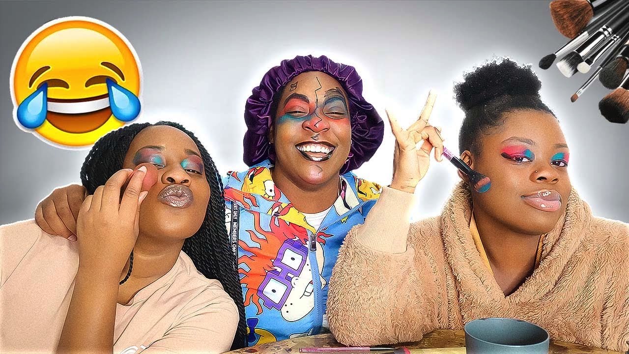 WE ATE EDIBLE & DID OUR MAKEUP (EXTREMELY HILARIOUS)