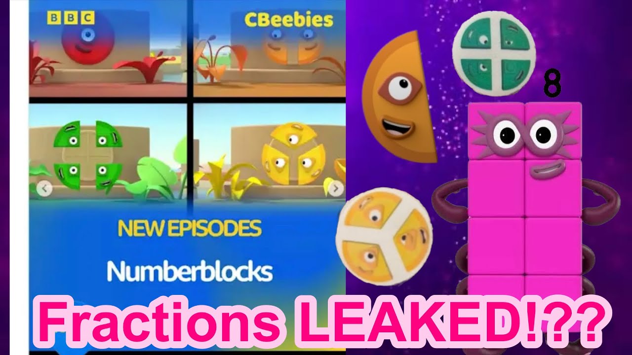 Информация о Numberblocks Fractions снова просочилась в сеть!??