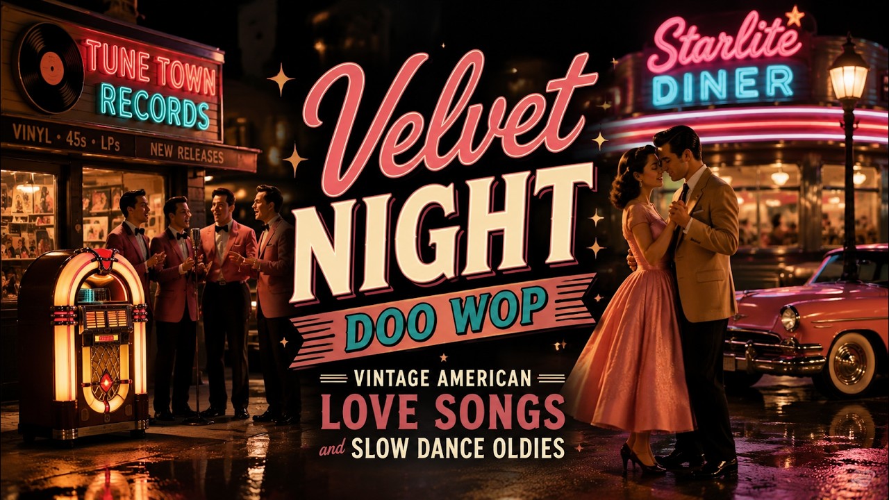 Velvet Night Doo Wop | Vintage American Love Songs and Slow Dance Oldies