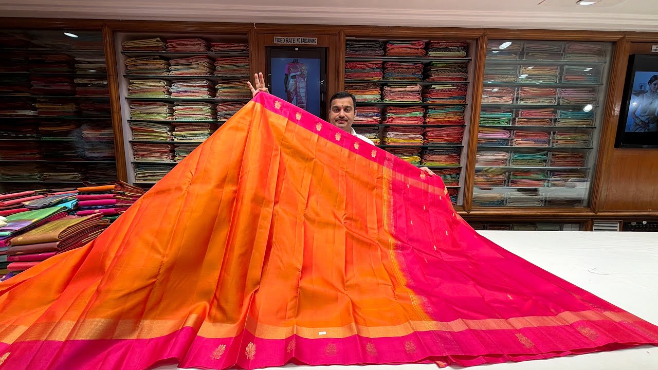 JUST 1000/-🚨Chickpet Wholesale Gifting Sarees & Pure Kanchipuram Sarees. Single saree courier avail.