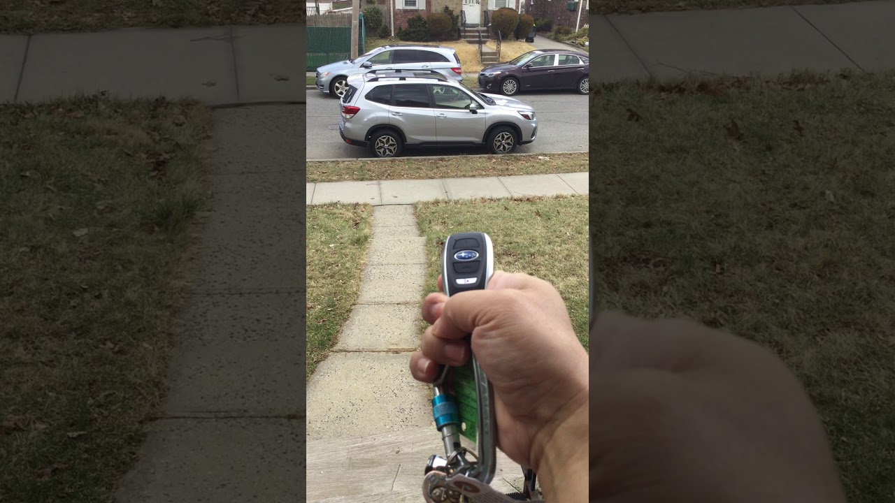 2019-2021 Subaru Forester Premium - Remote Start Module Issue Using It with your Keyless Access FOB