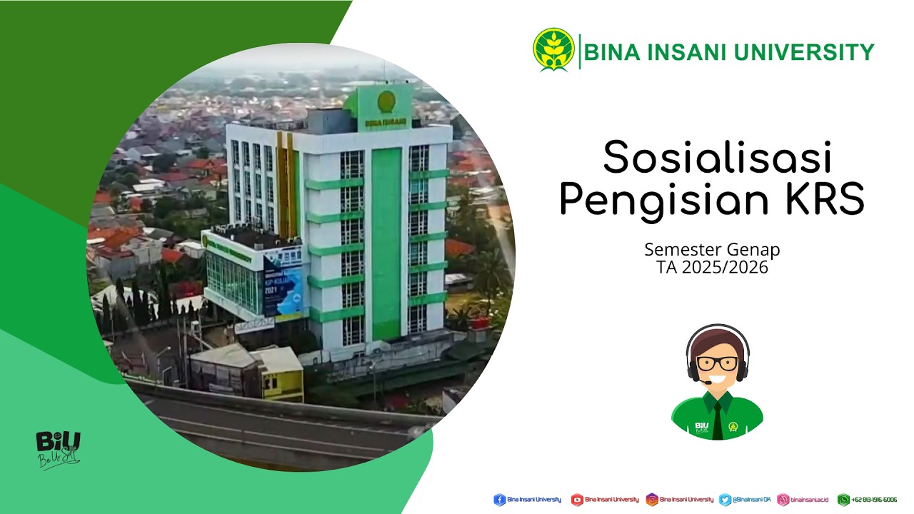 Sosialisasi Pengisian KRS Semester Genap TA 2025/2026