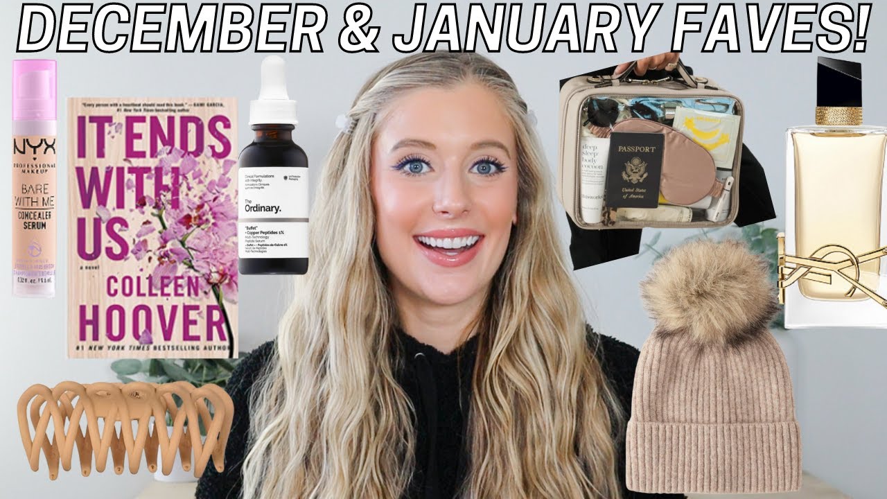 December & January Favorites! Current Makeup, Skincare, Haircare & Lifestyle Favorites 2022
