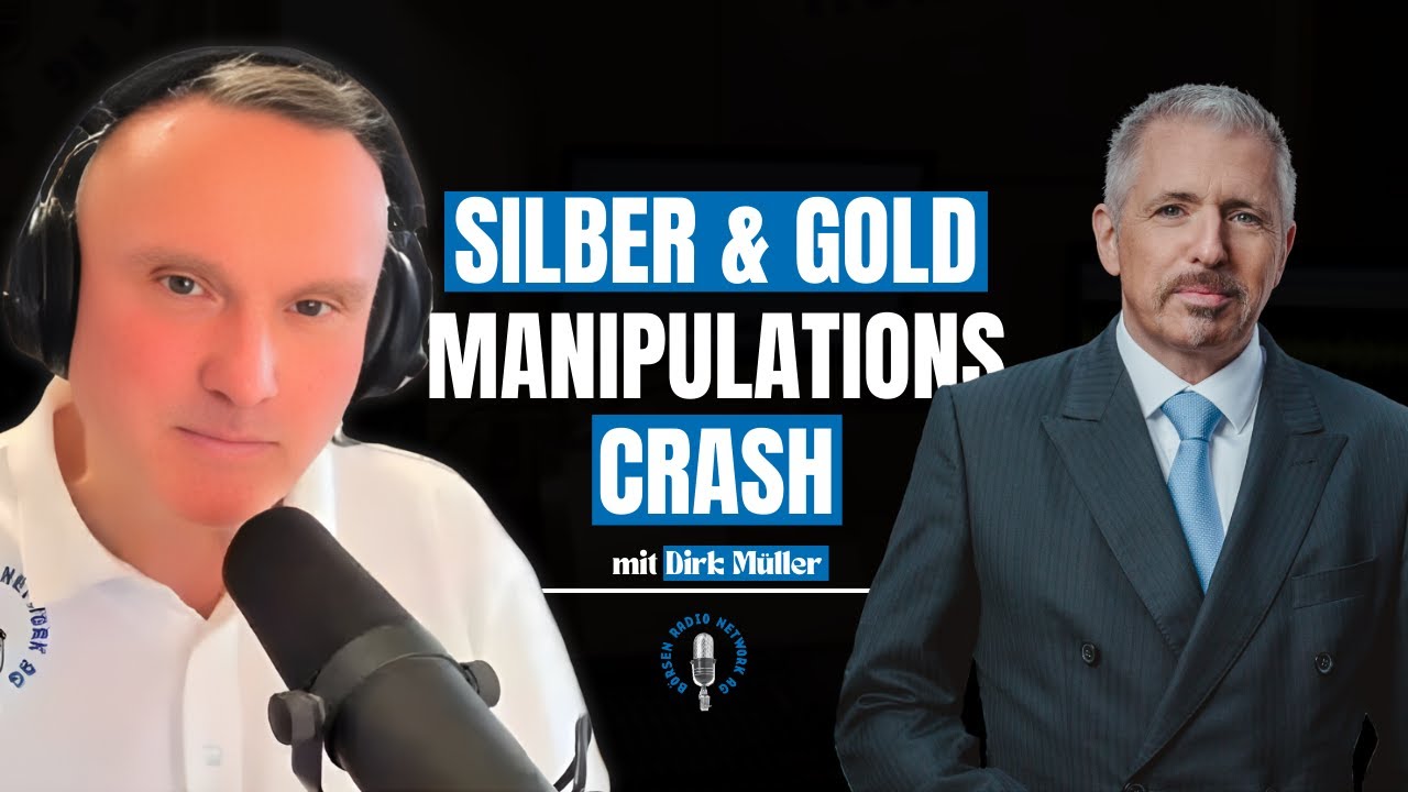 Silber-Crash -40 %: Dirk M&uuml;ller &uuml;ber Silver Squeeze, Gold-Manipulation & KI-Boom