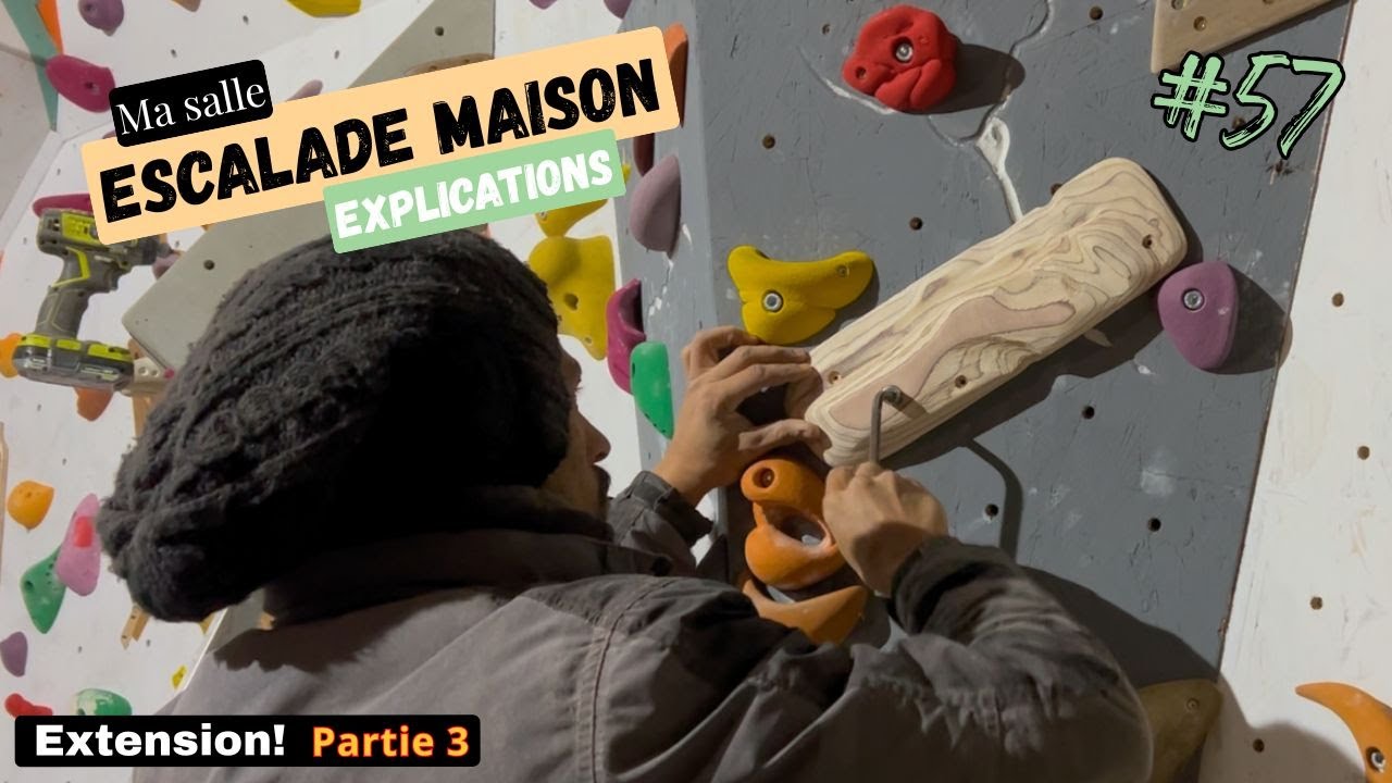 Ma salle de grimpe à la maison – Je construis l’extension ! 🧗‍♂️💪 (Partie 3)