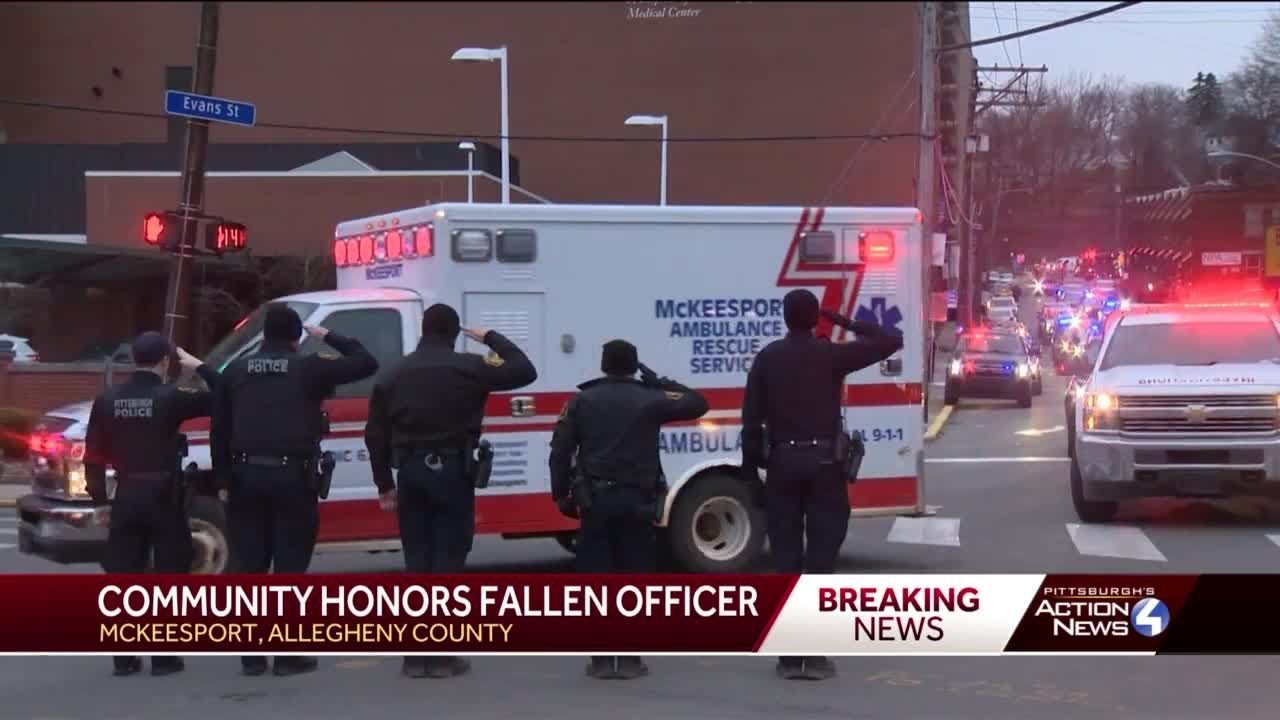 McKeesport honors fallen police officer