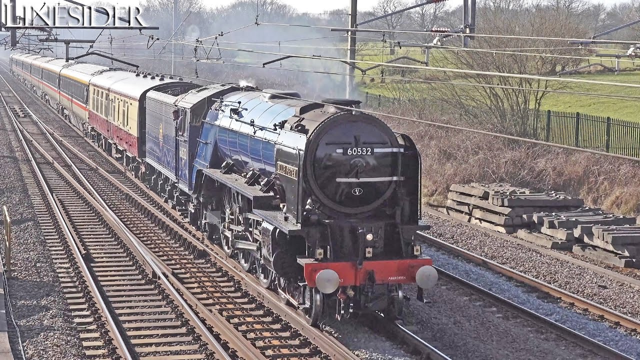 Peppercorn A2 60532 Blue Peter Speeds Up & Down The West Coast Main Line