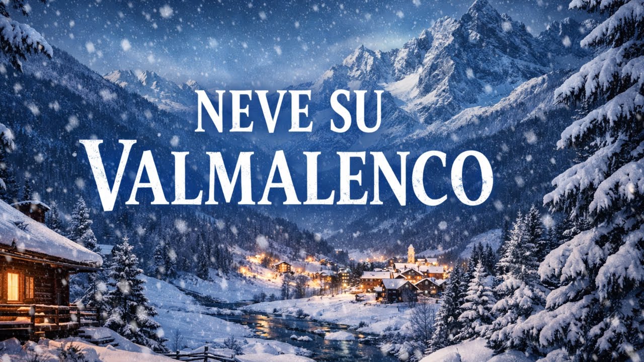 “NEVE SU VALMALENCO” non si ascolta: si vive. Silenzio, neve e cuore. ❄️