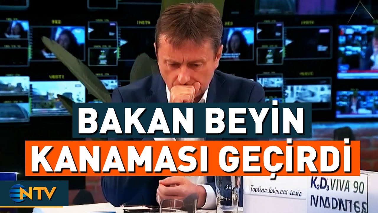 Bakan, Canlı Yayın Sırasında Beyin Kanaması Ge&ccedil;irdi! | NTV
