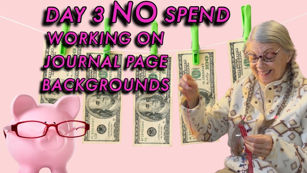 NO Spend Day 3: Making Journal Page BACKGROUNDS from Magazine Images